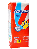 Подгузники для животных Luxsan Premium Extra Small 2-4 кг, 18 шт/упак