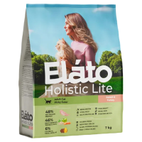 Корм Elato Holistic Lite для привередливых взрослых кошек, с кроликом и индейкой, 7 кг