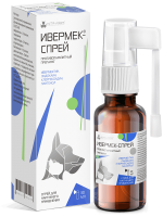 Противопаразитарный препарат Ивермек-спрей, 30 мл