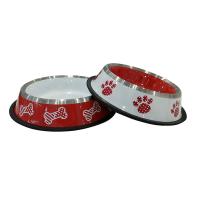 Миска на резинке №1 "лапки", "косточки", 0,45 л.