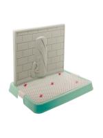 PetLine Туалет для собак со стенкой 67х52х29 см большой (зелёный) Р131-01