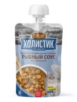 Деревенские лакомства "Холистик Премьер" Рыбный соус из лосося для кошек 90г