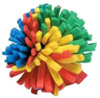 Мячик- Шебуршик Разноцветный для кошек 6шт.