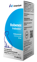 Препарат противовоспалительный Апиценна Робенекс таблетки для собак 20 мг, 10 таб.