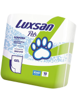 Одноразовые пеленки для животных Luxsan Premium GEL, 60х60 см, 10 шт/упак