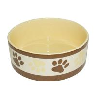DOGMAN Миска керамическая "Лапки" №3  1,61л