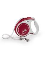 Поводок-рулетка Flexi Comfort Plus tape XS 3m 12kg red