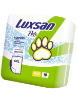 Одноразовые пеленки для животных Luxsan Premium GEL, 40х60 см, 10 шт/упак