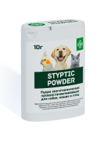 ЭХТ Пудра кровоостанавливающая Styptic powder для собак, кошек и птиц, 10 г