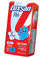 Подгузники для животных Luxsan Premium Small 3-6 кг, 16 шт/упак