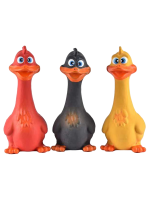 Игрушка-пищалка для собак WOGY Утка, без выбора цвета, 17,7х5,8х6,7 см 1 шт