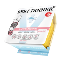 Влажный корм Best Dinner Vet Profi Gastrointestinal Low Fat паштет с индейкой для собак, 100 г