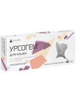 Урсогем для кошек Нита-Фарм защита и восстановление печени, 20 таб.