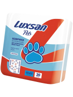 Одноразовые пеленки для животных Luxsan Premium, 60х60 см, 20 шт/упак