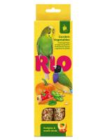 RIO Палочки для волнистых попугайчиков и экзотов с садовыми овощами, 2х40 г