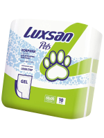 Одноразовые пеленки для животных Luxsan Premium GEL, 60х90 см, 10 шт/упак