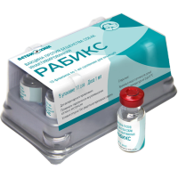 Вакцина Рабикс против бешенства собак инактивированная, 10 доз/упак