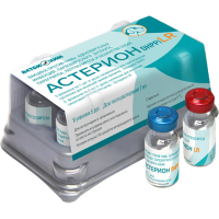 Вакцина Астерион DHPPiLR против чумы, парвовирусного энтерита, аденовирусных инфекций, парагриппа, лептоспироза и бешенства собак, 5 доз/упак