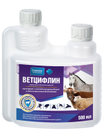 ПЧЕЛОДАР Ветцифлин раствор от блох и клещей, 500 мл