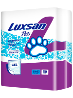 Одноразовые пеленки для животных Luxsan GEL, 60х60 см, 50 шт/упак