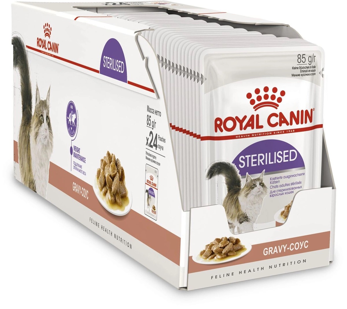 Royal Canin "Sterilised" для стерилизованных кошек соус, 85 г пакет ...