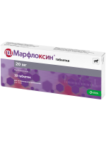 Противобактериальное средство Марфлоксин 20 мг, 10 табл.