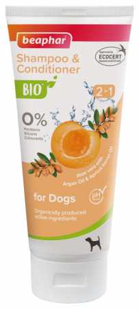 Beaphar ® "Bio Shampoo & Conditioner" Шампунь-кондиционер 2 в 1 для собак флакон, 200 мл