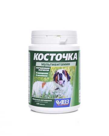 Косточка "Мультивитамин" для собак упаковка, 100 таблеток