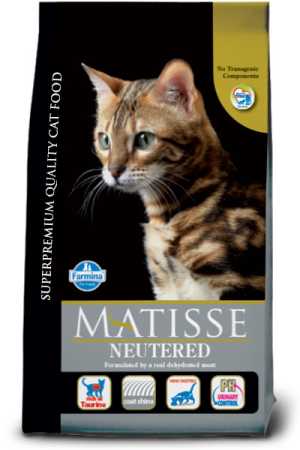 Сухой корм "Farmina Matisse" для стерилизованных кошек и кастрированных котов пакет, 1,5 кг