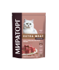 Мираторг Extra Meat Сухой корм с нежной телятиной для стерилизованных кошек пакет, 400 гр