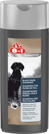 8 In1 Шампунь "Черный жемчуг" для собак темных окрасов флакон, 250 мл