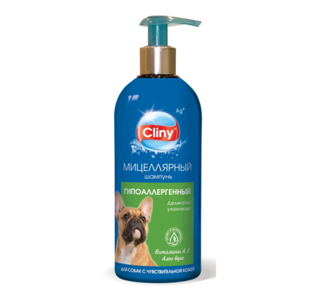 Cliny ® Шампунь для собак с чувствительной кожей  Гипоаллергенный, 300 мл