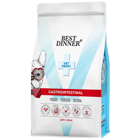 Сухой корм Best Dinner Vet Profi Gastrointestinal диетический, при нарушениях пищеварения у собак, 12 кг