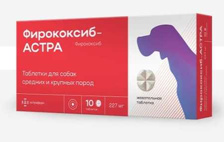 Фирококсиб-АСТРА таблетки для собак средних и крупных пород 10 таб.