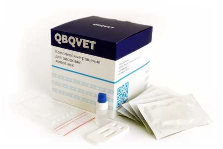 Тест QBQVET Вирусный Иммунодефицит и Вирусная лейкемия FIV Ab/FeLV Ag 5 упаковка, 5 шт