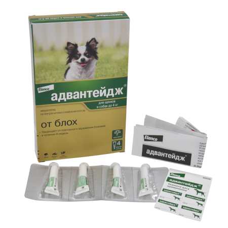 фото Капли от блох Elanco Адвантейдж ® капли для собак до 4 кг 4 пипетки, в упаковке