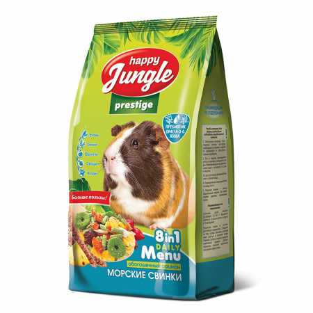 Happy Jungle Престиж Корм для морских свинок  пакет, 500 гр