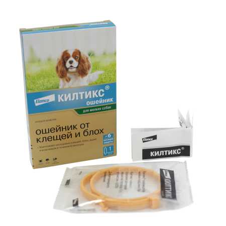 фото Препарат от клещей и блох Elanco Килтикс ошейник для мелких собак 35 см.