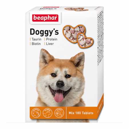 Кормовая добавка Beaphar "Doggys Mix" Витаминная смесь для  собак, 180 таблеток