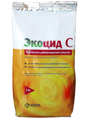 KRKA Экоцид С гранулированный порошок, 1,0 кг