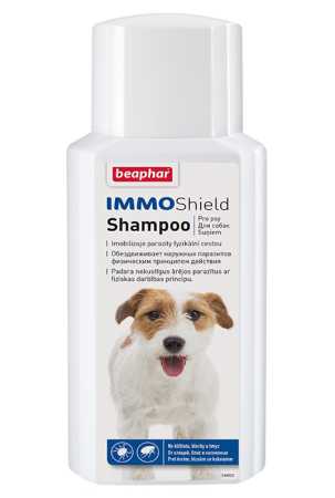 Шампунь для животных Beaphar "IMMO Shield" от паразитов для  собак флакон, 200 мл