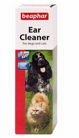 Лосьон для животных Beaphar "Ear-Cleaner" для ухода за ушами у кошек и собак флакон, 50 мл