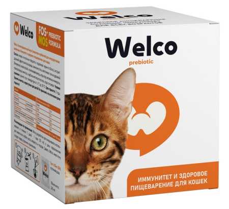Welco Лакомство для кошек "Иммунитет и здоровое пищеварение" упаковка, 7 пакетов