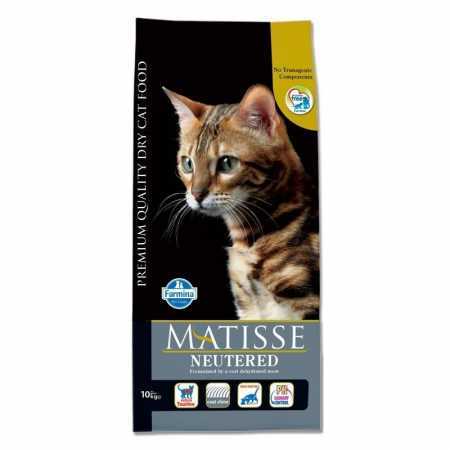 Сухой корм "Farmina Matisse" для стерилизованных кошек и кастрированных котов пакет, 10 кг