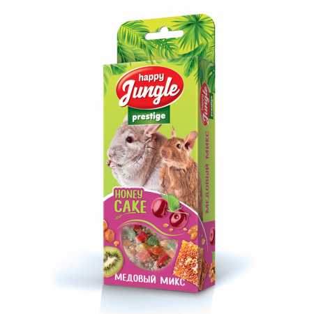 Happy Jungle Престиж Корзинки для грызунов медовыймикс упаковка, 3 шт