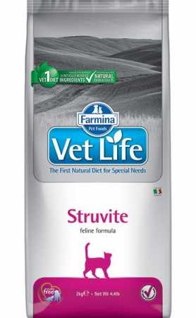 Сухой корм "Farmina Vet Life Struvite" для кошек для лечения МКБ пакет, 10 кг