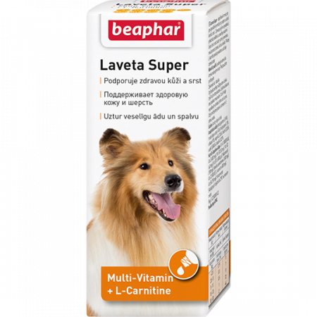 Кормовая добавка Beaphar Laveta Super для собак для шерсти, 50 мл