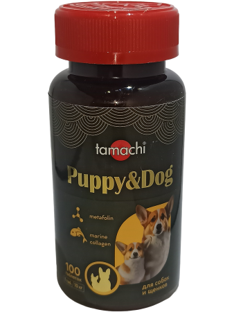 Tamachi Puppy&Dog для средних и крупных  собак, 100 табл.