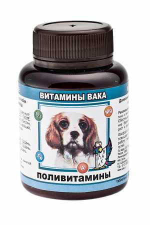 Поливитамины Вака для собак, 80 таб.