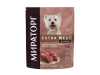 Мираторг Extra Meat сухой корм с говядиной Black Angus для собак мелких пород пакет, 600 гр